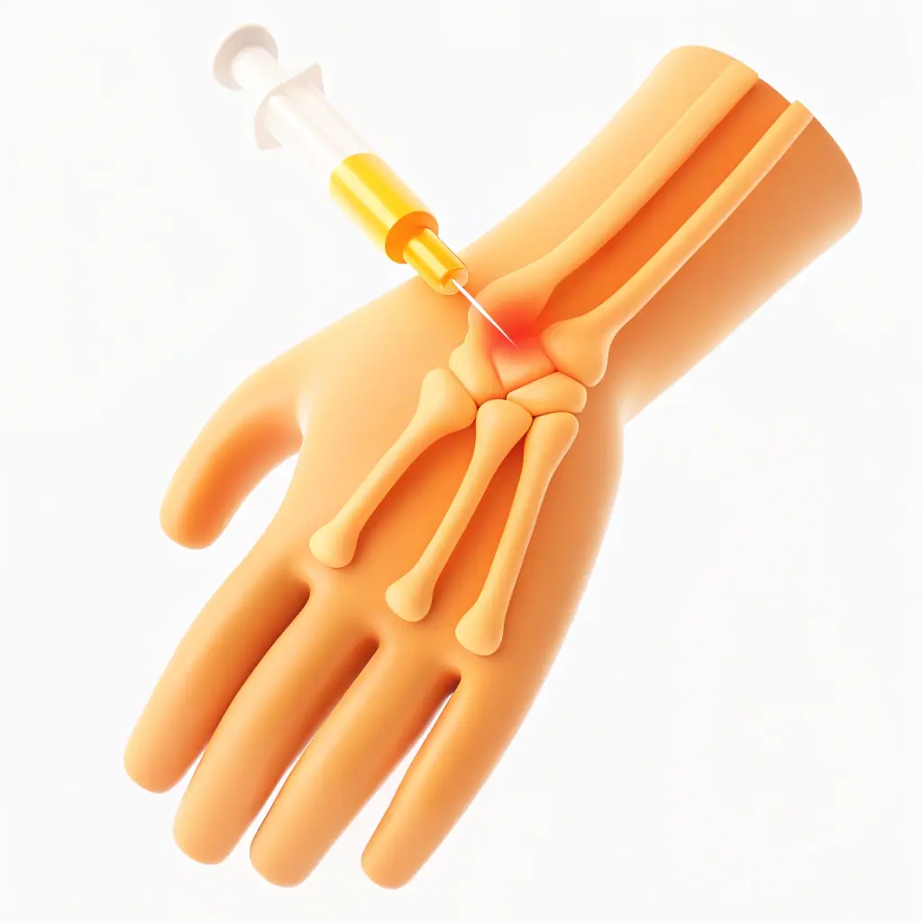 3d-render-Inyección De PRP Para Tendinopatías